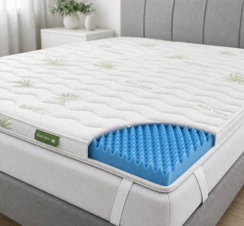 Topper memory foam aloe - memory,
