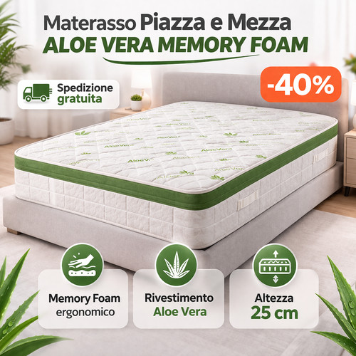 Materasso piazza mezza - piazza,